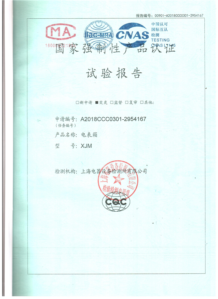 试验报告