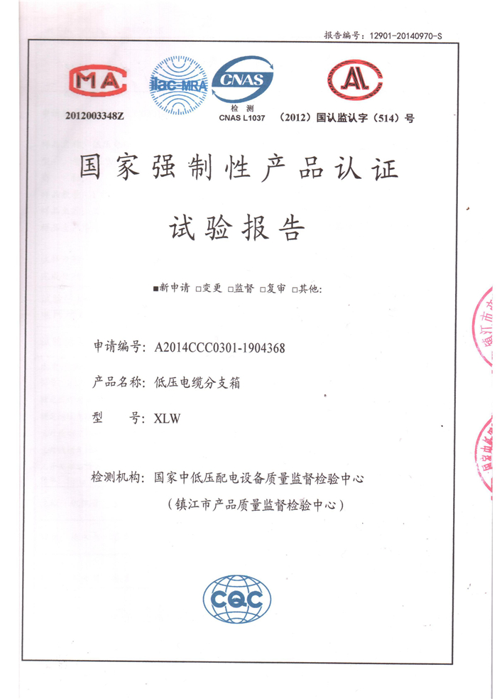 试验报告