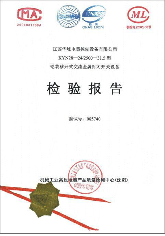 试验报告